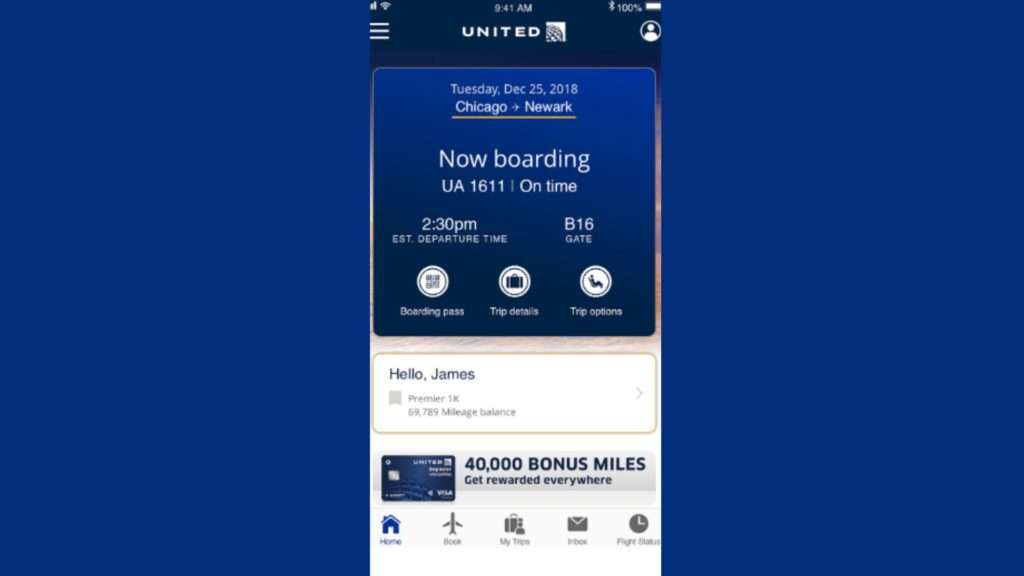 United Airlines App